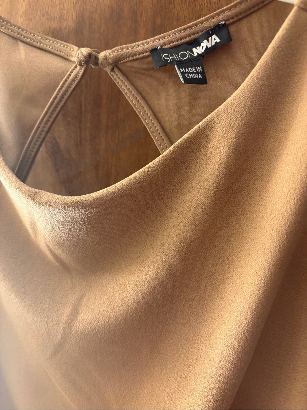 Fashion Nova Brown Sleeveless Mini Dress - Picture 2 of 5